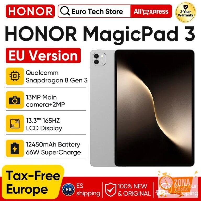 Versión Global HONOR Magic Pad 3 Tablet 13.3» Pantalla LCD 3K 165Hz… — 493,71 €