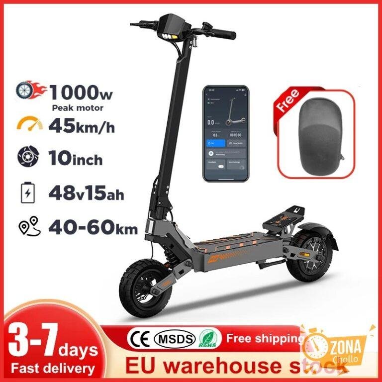 Patinete Eléctrico con Motor de 1000W, Velocidad de 45 km/h, Batería — 382,57 € en AliExpress