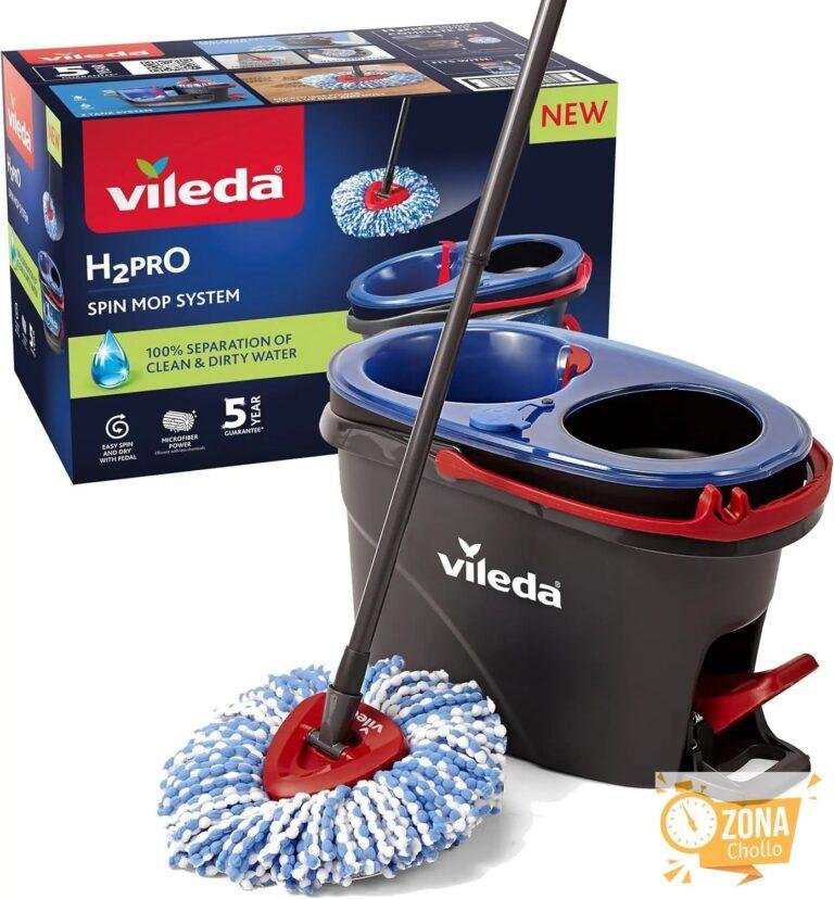 Vileda H2PrO Spin mop, Sistema de fregado, Doble depósito — 40,29 € en AliExpress