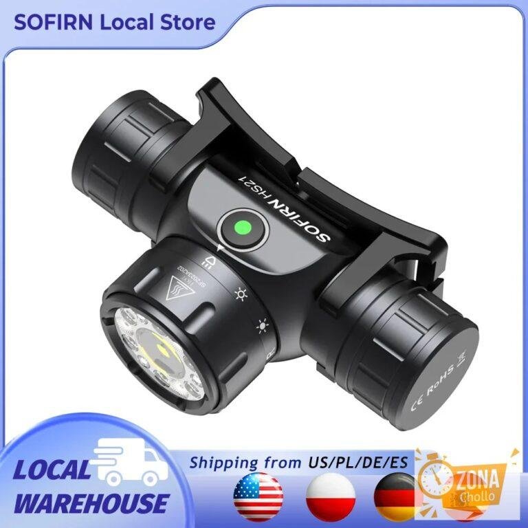 Sofirn HS21 2000lm EDC faro 18650 USB C linterna recargable SFT40… — 45,79 €