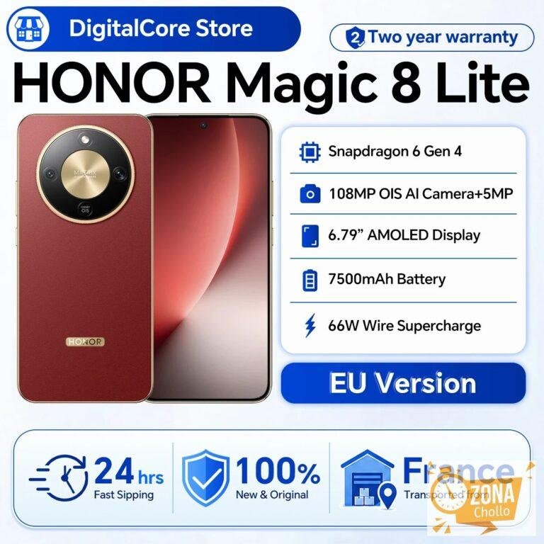 Nuevo Honor Magic8 Lite Versión Europea 2026, Teléfono Inteligente… — 304,53 €