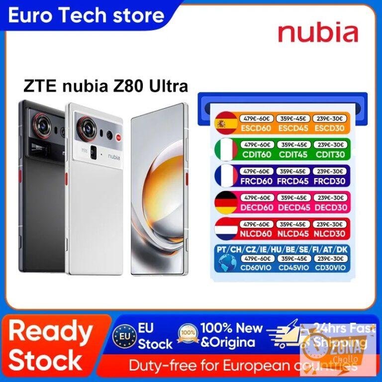 Nuevo ZTE nubia Z80 Ultra 5G Smartphone Versión Global Snapdragon 8 — 641,47 € en AliExpress