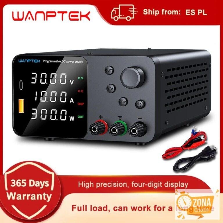 Wanptek fuente de alimentación de laboratorio ajustable 30V 5A 30V — 40,79 € en AliExpress