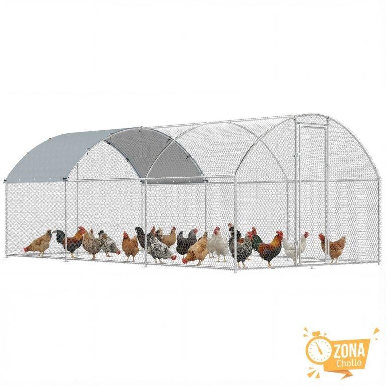 PawHut Gallinero para Exterior 2,8×1,7./3,4/5,1×1,9 m Cubierta de… — 117,79 €