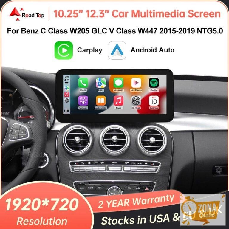Pantalla Multimedia Linux inalámbrica CarPlay Android Auto para… — 217,69 €