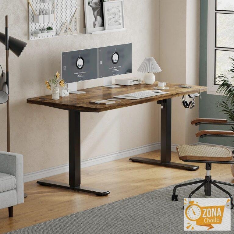 Escritorio Homall de altura ajustable con toma USB, 120×60 cm — 89.96 EUR € en AliExpress