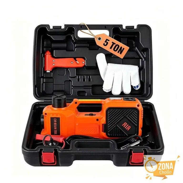 Gato hidráulico eléctrico de 5 toneladas, modelo 11023, con… — 79,42 €