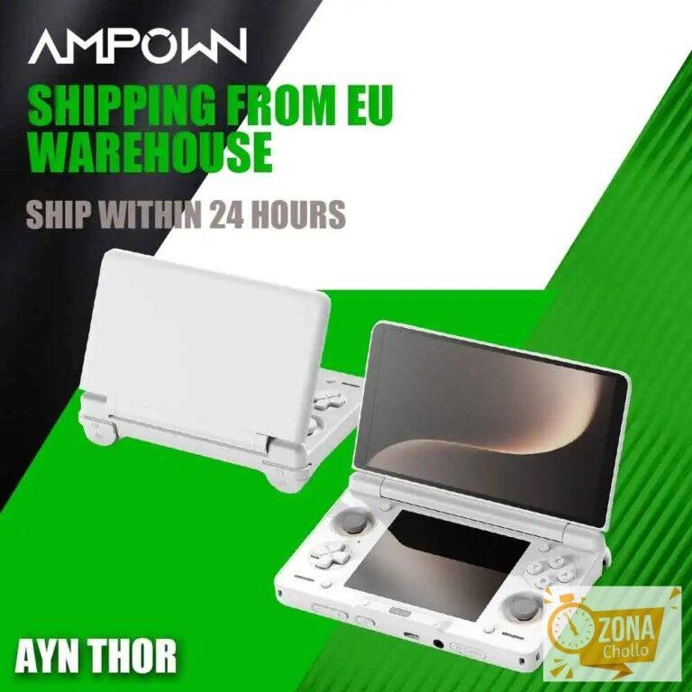 Consola de Juegos Portátil AYN THOR Clamshell de 6 Pulgadas, 120Hz — 373,41 € en AliExpress
