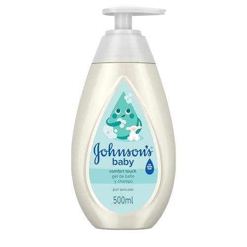 Johnson's Baby Comfort Touch Gel de Baño y Champú, Aroma de Coco, 500