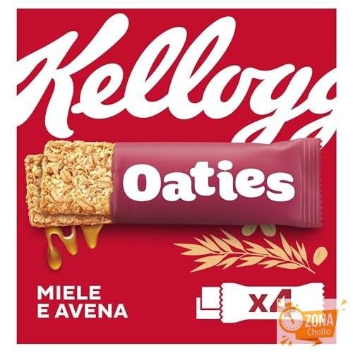 Kellogg's Oaties Barritas de Avena con Miel Pack 4 x 40gr