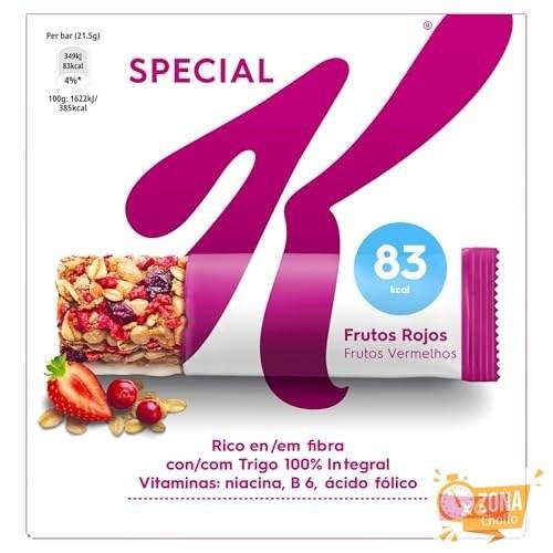 Kellogg's Special K Barritas Frutos Rojos Pack 6x21,5g | Barritas