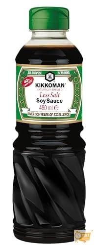 Kikkoman Salsa de Soja baja en sal. 480 ml, 1 unidad