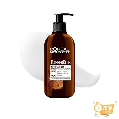 L'Oréal Men Expert BarberClub Limpiador 3 en 1 Barba Rostro Cabello en Amazon