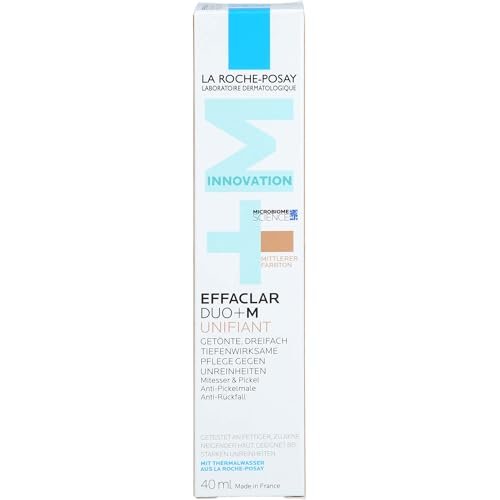 La Roche Posay, Effaclar Duo+M Unifiant Medium, Crema correctora, 40