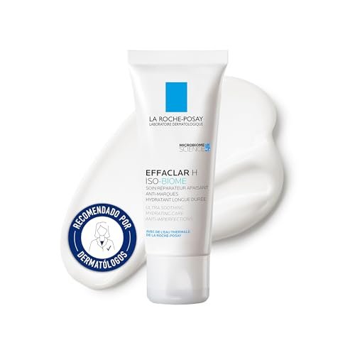 La Roche Posay, Effaclar H Iso Biome, Crema hidratante día, 40 ml