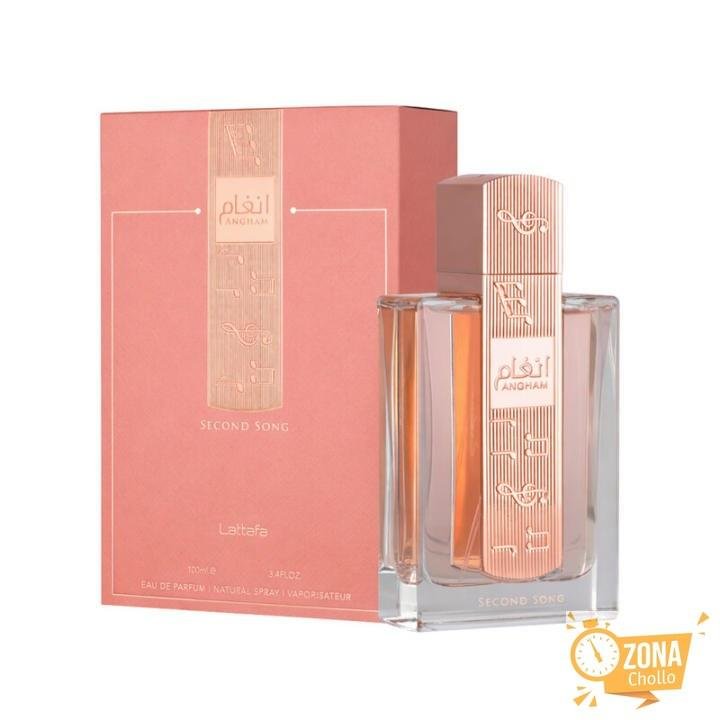 Lattafa - Perfume Angham Second Song EDP 100 ml para mujer, fragancia