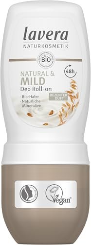 Lavera Desodorante Roll on Natural y Suave 48h Vegano Avena Orgánica