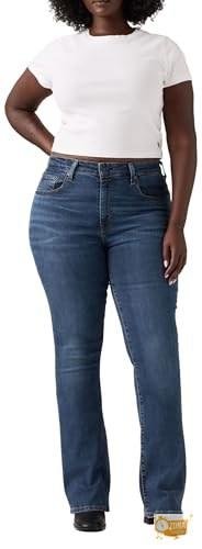 Levi's 725 High Rise Bootcut Vaqueros, Blue Wave Dark, 30W / 32L Mujer