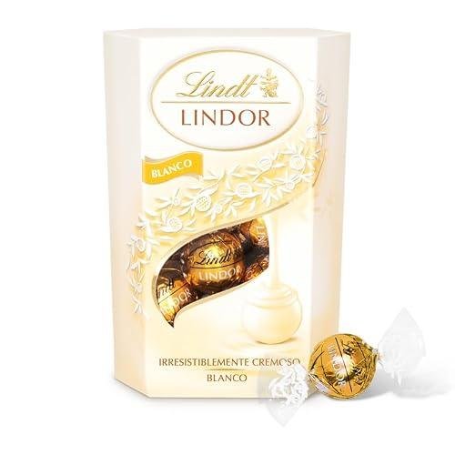 Lindt bombones Lindor Cornet chocolate blanco, delicioso bombón