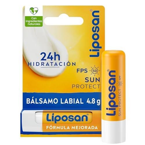 Liposan Sun Protect FPS 50 (1 x 4,8 g), cacao de labios con 24 horas