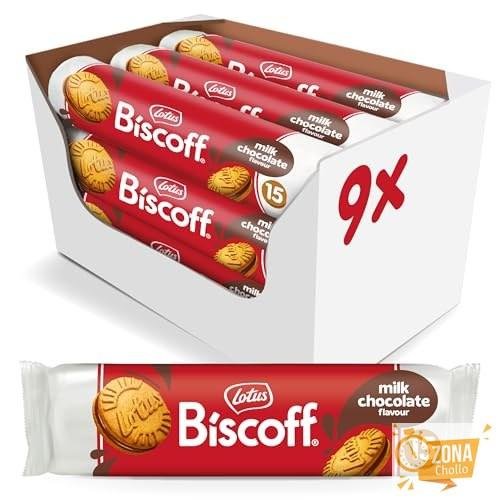 Lotus Biscoff Galletas Rellenas de Chocolate | 9 x 150g (1,35kg)