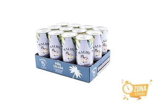 Malibú Piña Colada REDI Cóctel 12 unidades 250 ml