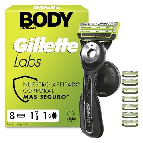 Maquinilla corporal GilletteLabs Body + Intimate con 8 recambios