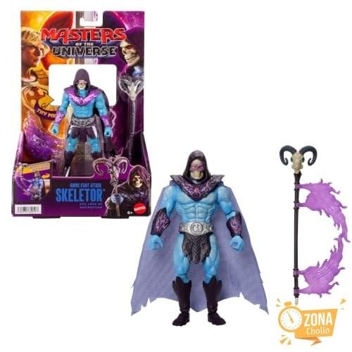 Masters of the Universe Skeletor con Bastón del Caos | Figura MOTU