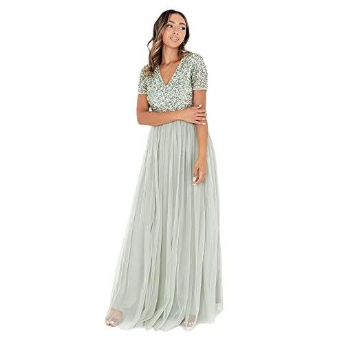 Maya Deluxe Womens Ladies Dress for Wedding Guest Plus Size Empire