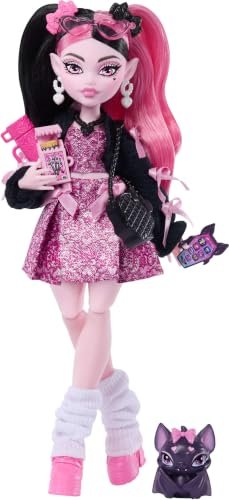 Monster High Draculaura muñeca de Halloween con murciélago mascota