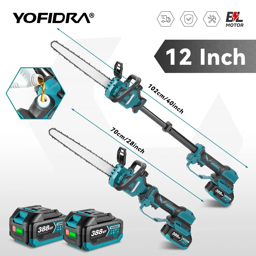 MOTO Sierra ELÉCTRICA MAKITA 18V CON POSTE TELESCÓPICO