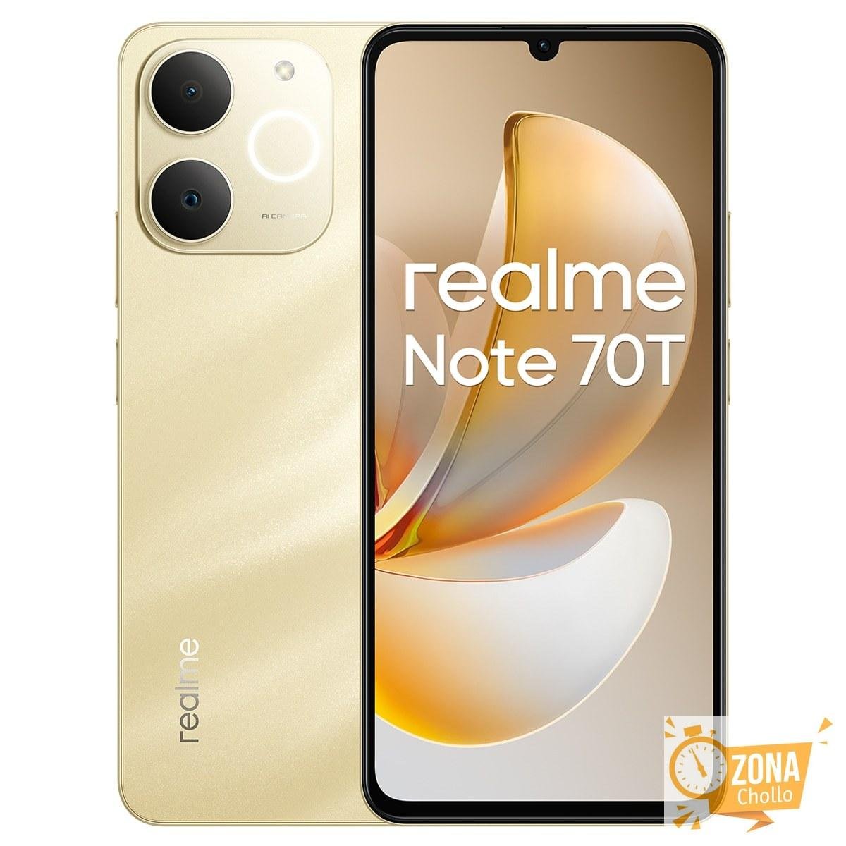 Móvil Realme Note 70T 6,67" Unisoc T7250 (Reacondicionado Grado A)