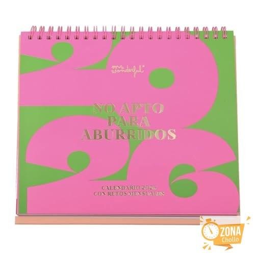 Mr Wonderful Calendario de sobremesa 2026 No apto para aburridos