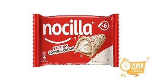 Nocilla, Barritas, Cookies&Cream, Con Crema de Leche y Avellanas
