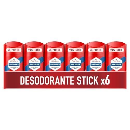 Old Spice Whitewater Desodorante en Barra para Hombre Sin Aluminio