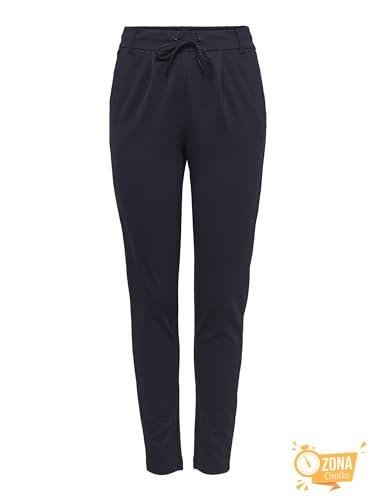 Only onlPOPTRASH Easy Colour Pant PNT Noos, Pantalones Mujer, Azul