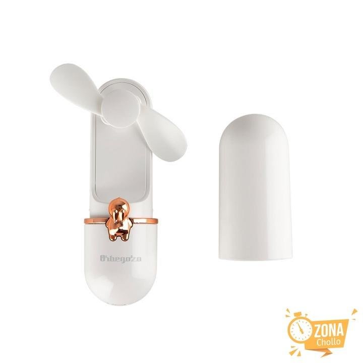 Orbegozo - Ventilador de mano HF 2500 con diseño elegante blanco