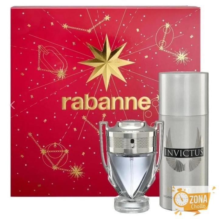 Paco Rabanne - Invictus EDT 100 ml + desodorante 150 ml, fragancia