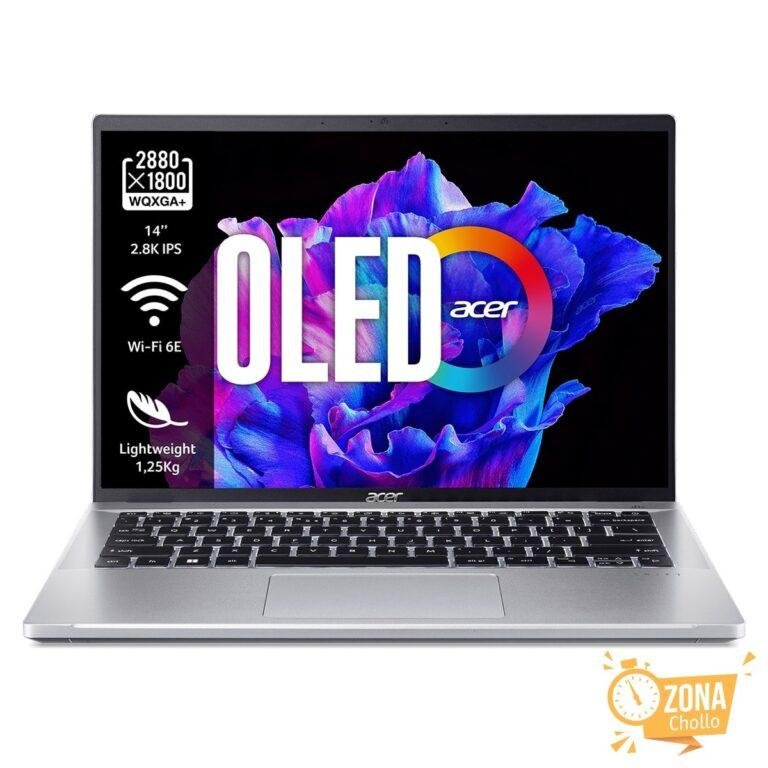 Portatil Acer Swif Go, Intel Core i5-13500H, 16GB, 1 TB SSD, 14", W11