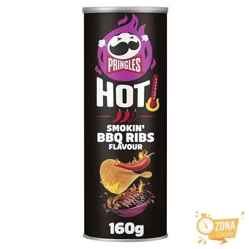 Pringles Hot Smokin' BBQ Ribs | Aperitivo salado Picante Sabor