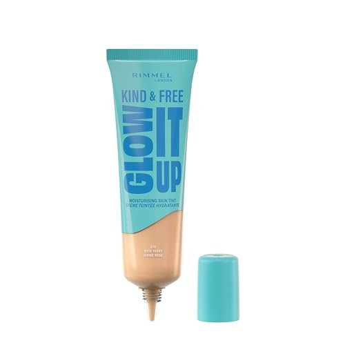 Rimmel London, Kind & Free Glow it up Base de Maquillaje Líquida Rose