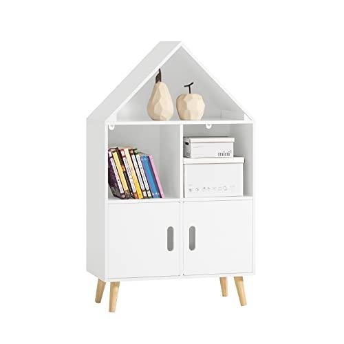SoBuy Librería Infantil con Puertas Soporta hasta 70kg 60x30x103cm