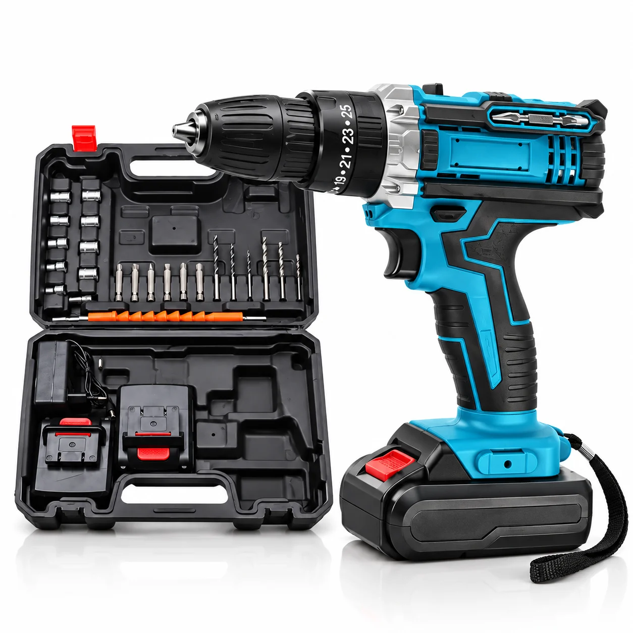 Taladro percutor inalámbrico Don Feliz 21V a 24,59€
