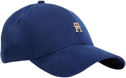 Tommy Hilfiger Gorra Mujer Elevated Chic con Logotipo, Azul (Preppy