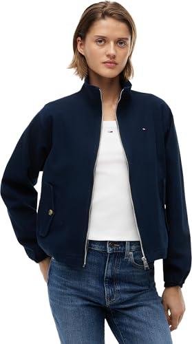 Tommy Jeans Cazadora de entretiempo Mujer Zip Cotton con cremallera
