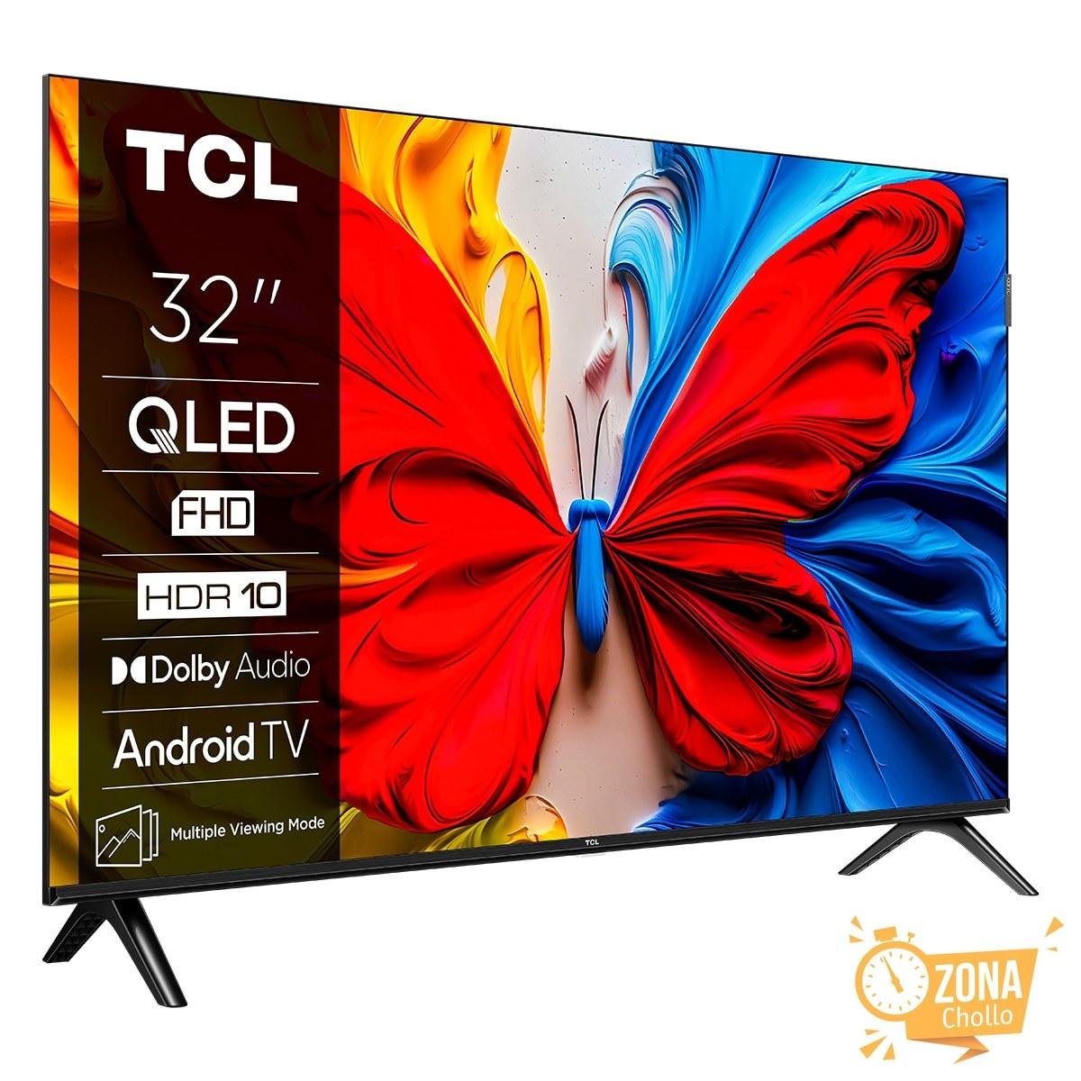 TV QLED 81,28 cm (32") TCL 32S5K, Full HD, Smart TV con Android TV
