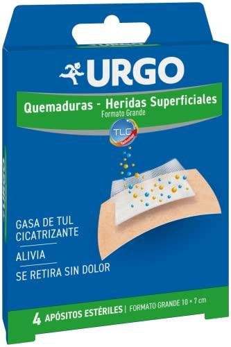 Urgo Quemaduras y Heridas Superficiales 4 apósitos | Apósitos