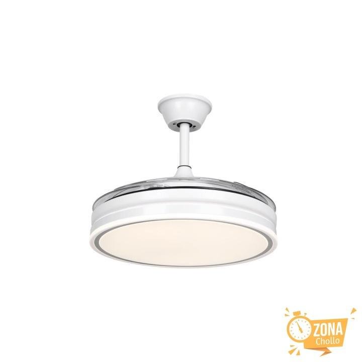 Ventilador de Techo Aspas Retractiles. 90 CM / 40 CM aspas plegadas