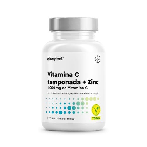 Vitamina C + Zinc 365 Cápsulas 1000mg Vitamina C + 20mg Zinc Apoya