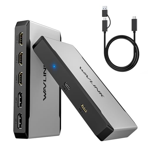WAVLINK Adaptador de Triple Monitor para Sistemas macOS M1/M2/M3/M4